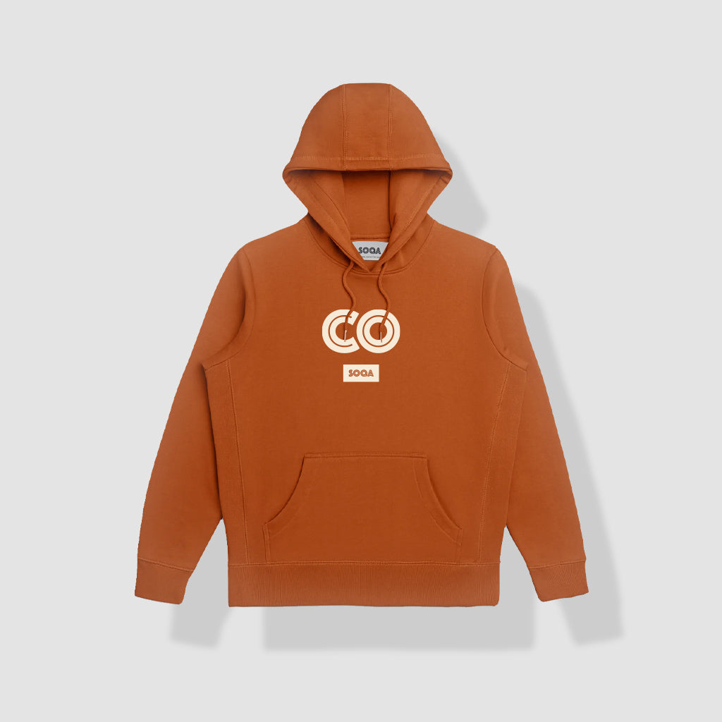 SOQA Hoodie Colorado Clay