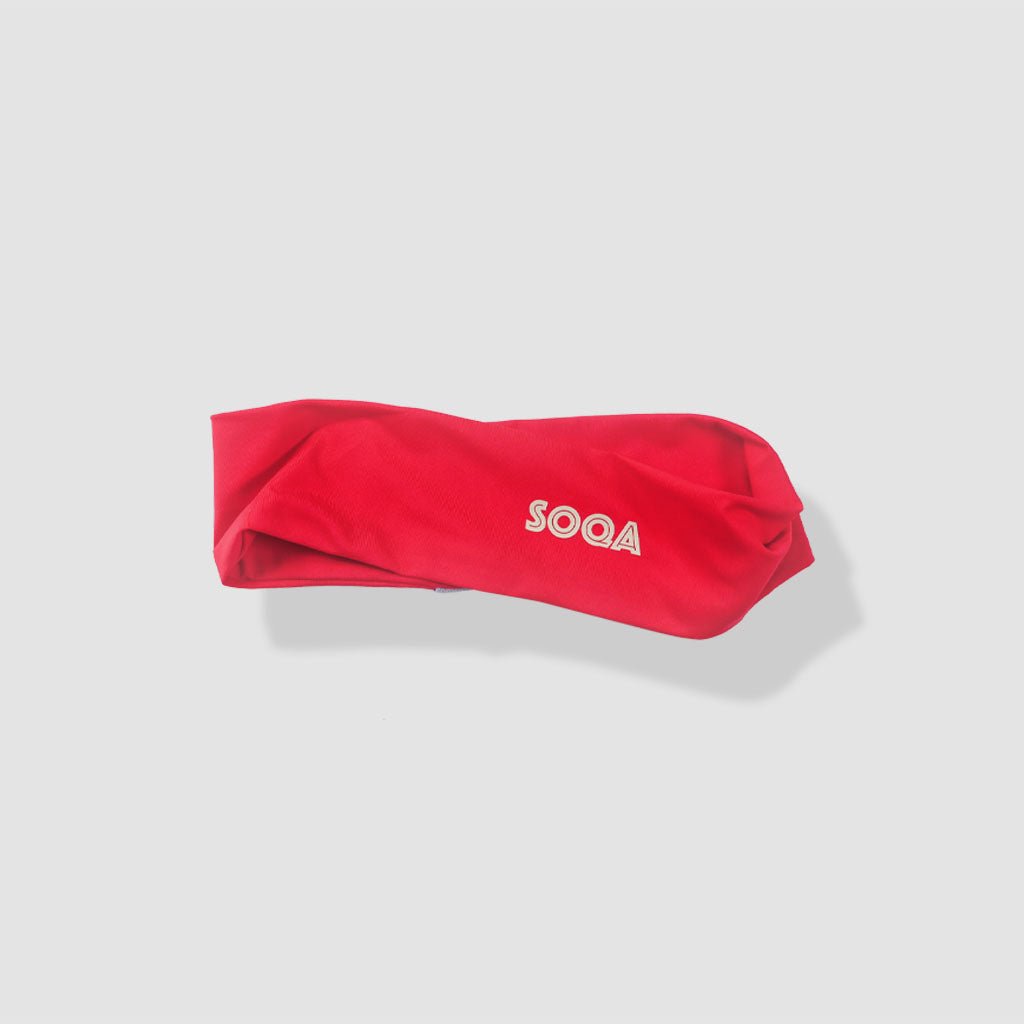 SOQA Libera Headband Red
