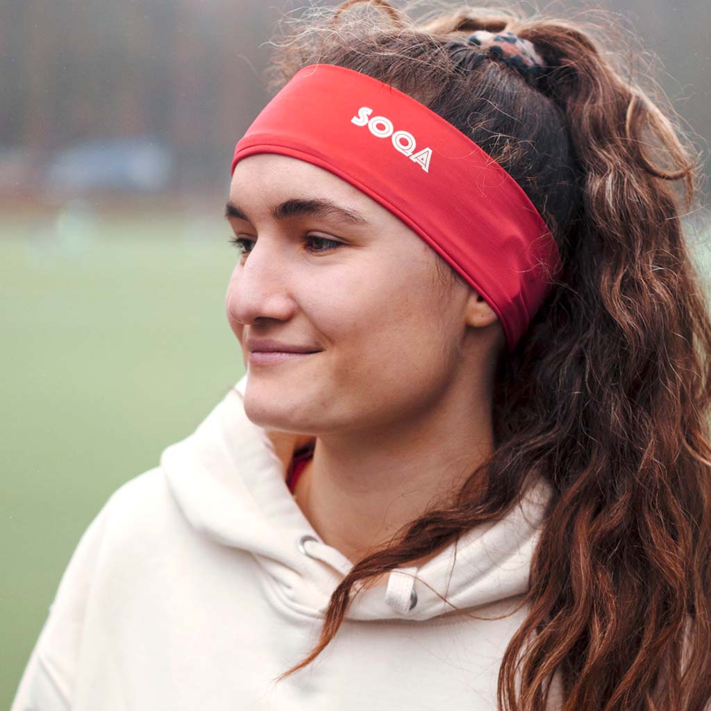 SOQA Libera Headband Red