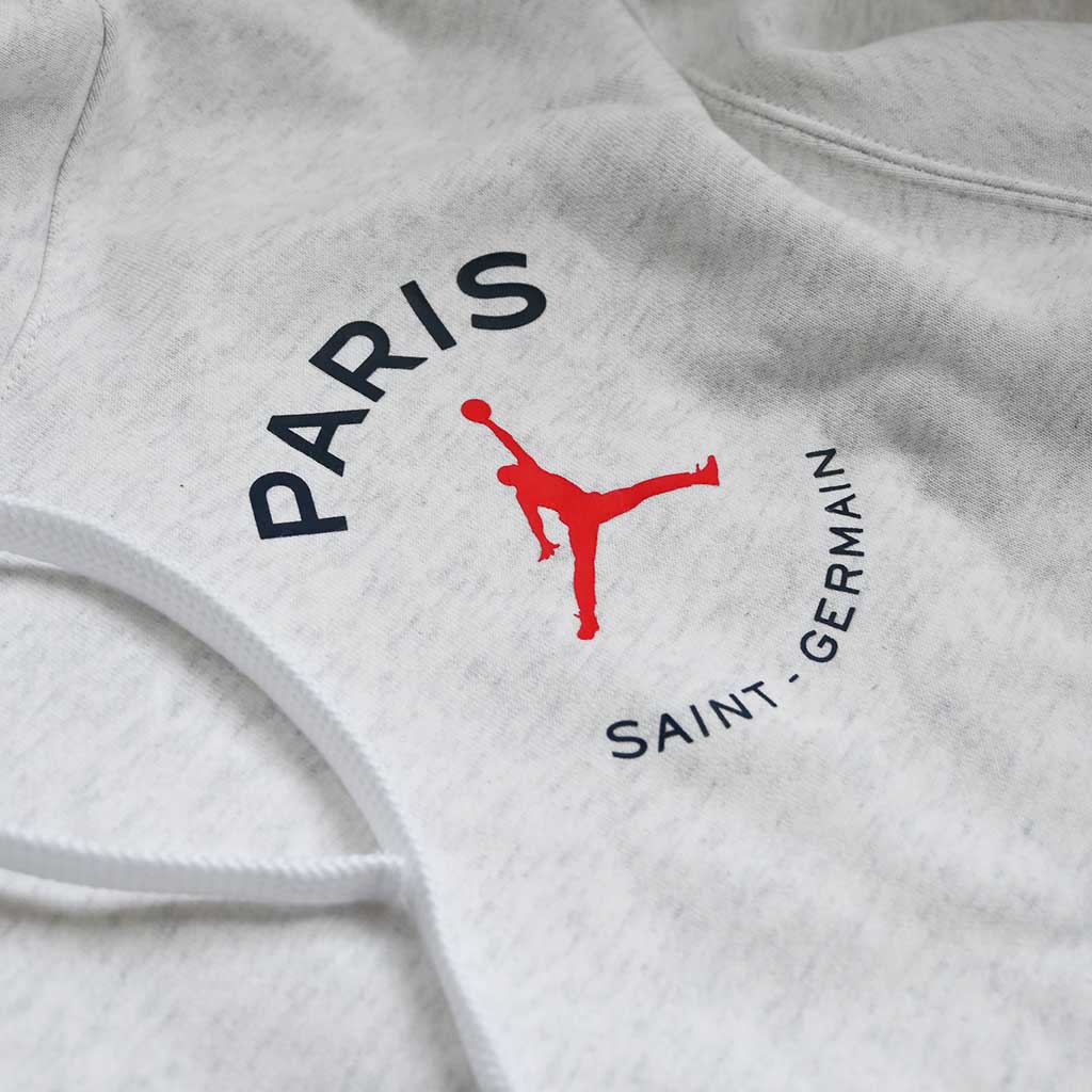 PSG X Jumpman Hoodie Grey