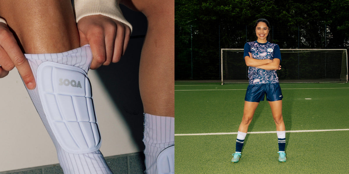 SOQA Tibia flexible football shin guards for women
